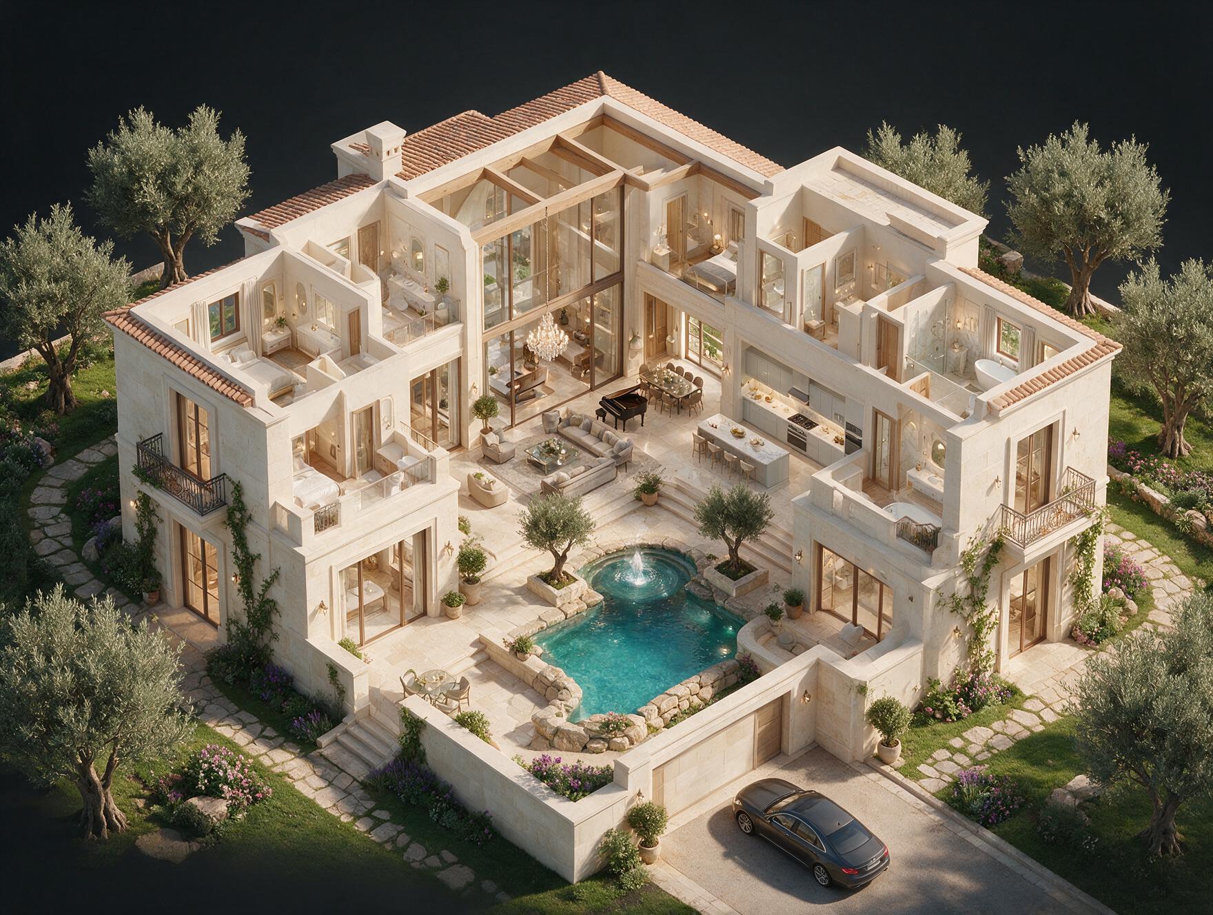 Eldeco Echoes of Eden (EOE) Villa Concept — 250 sq.yd. 3D view