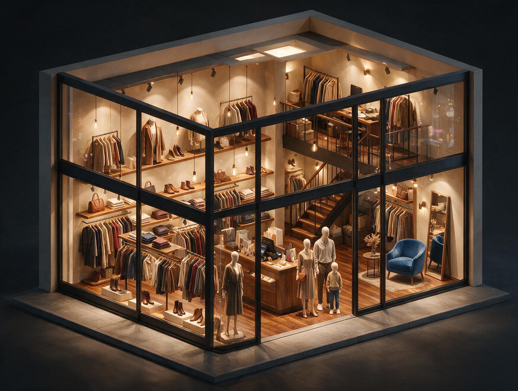 Max Square Plaza Retail Unit 3D view